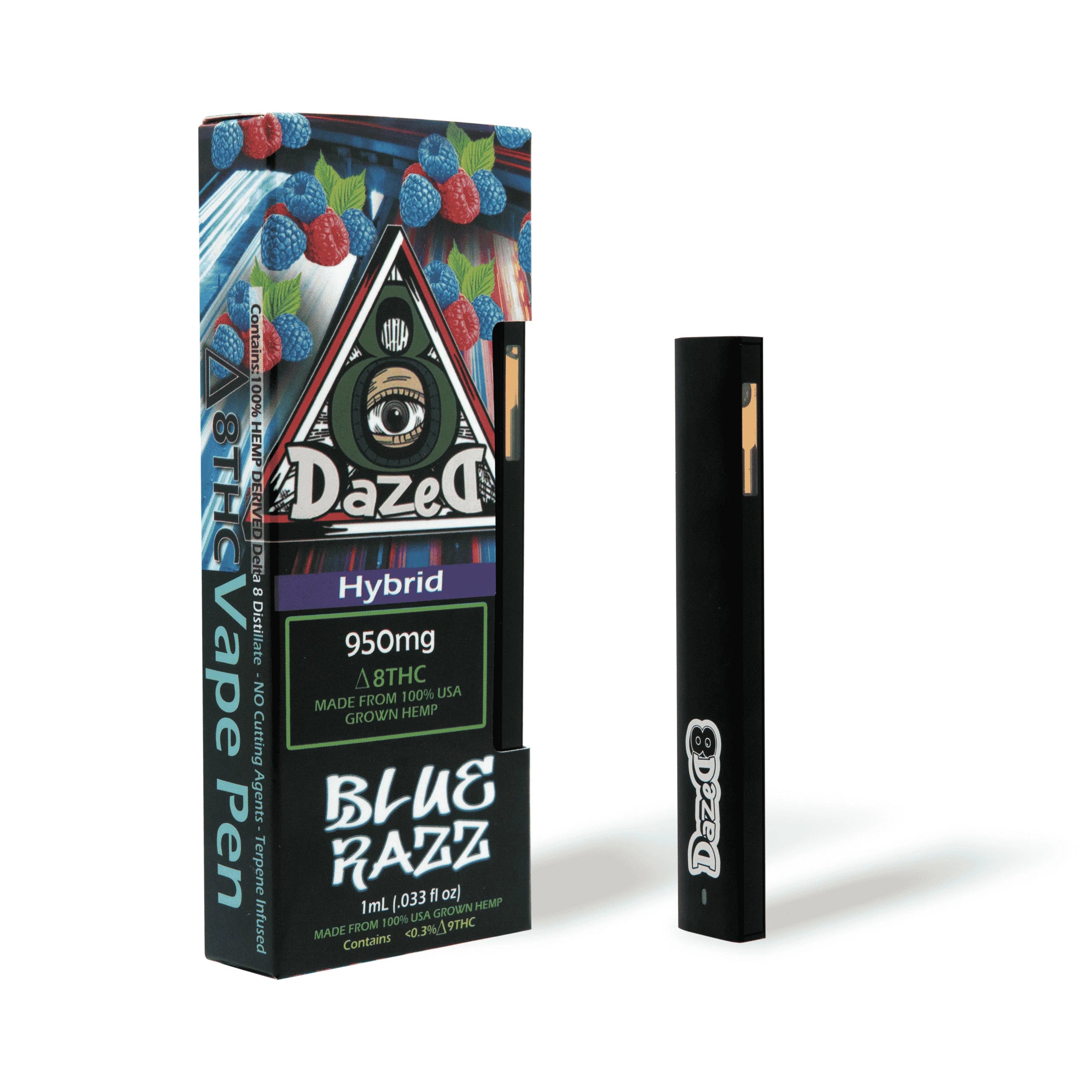 DazeD8 Blue Razz Delta 8 Disposable (1g) Best Price