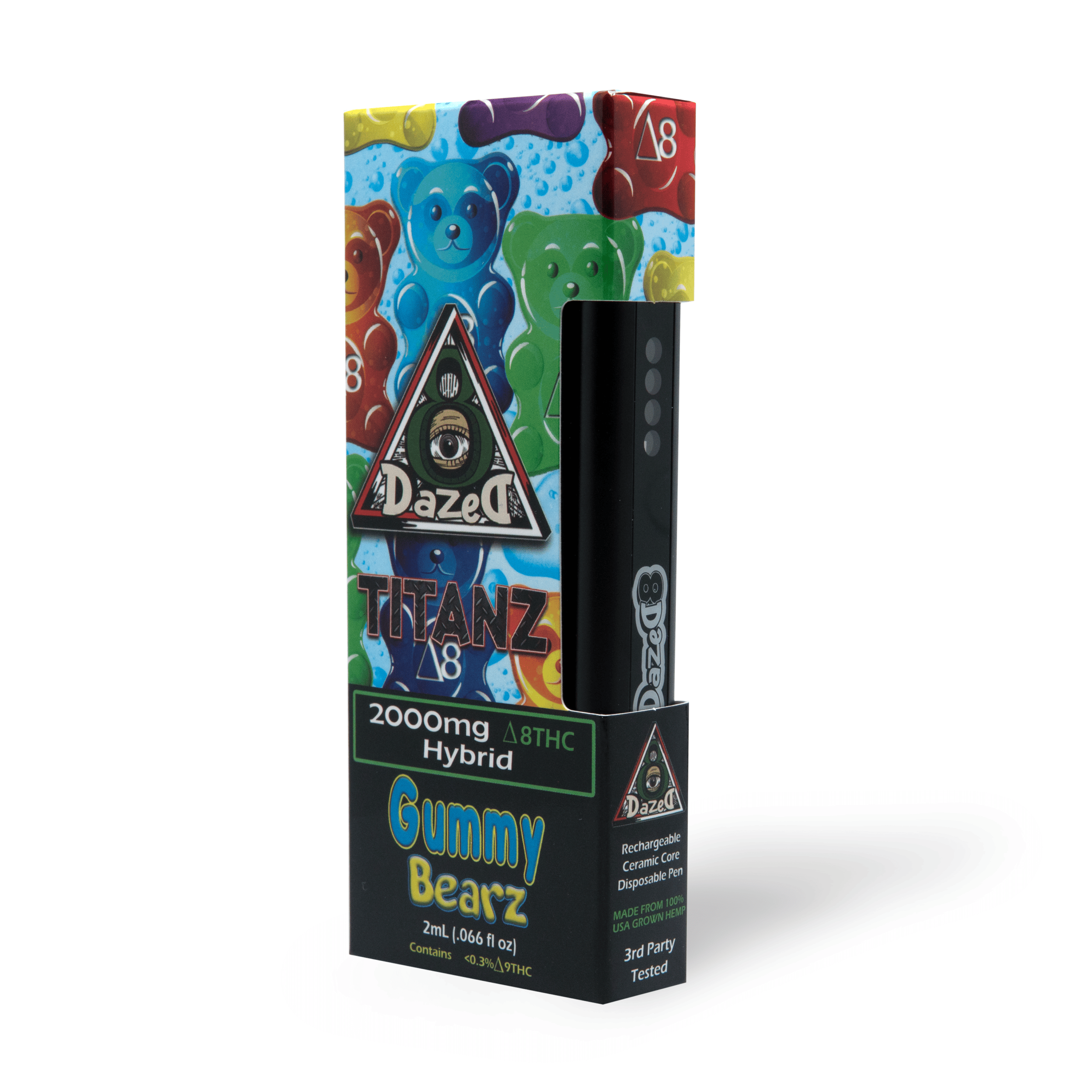 DazeD8 Bearz Delta 8 Disposable (2g) Best Price