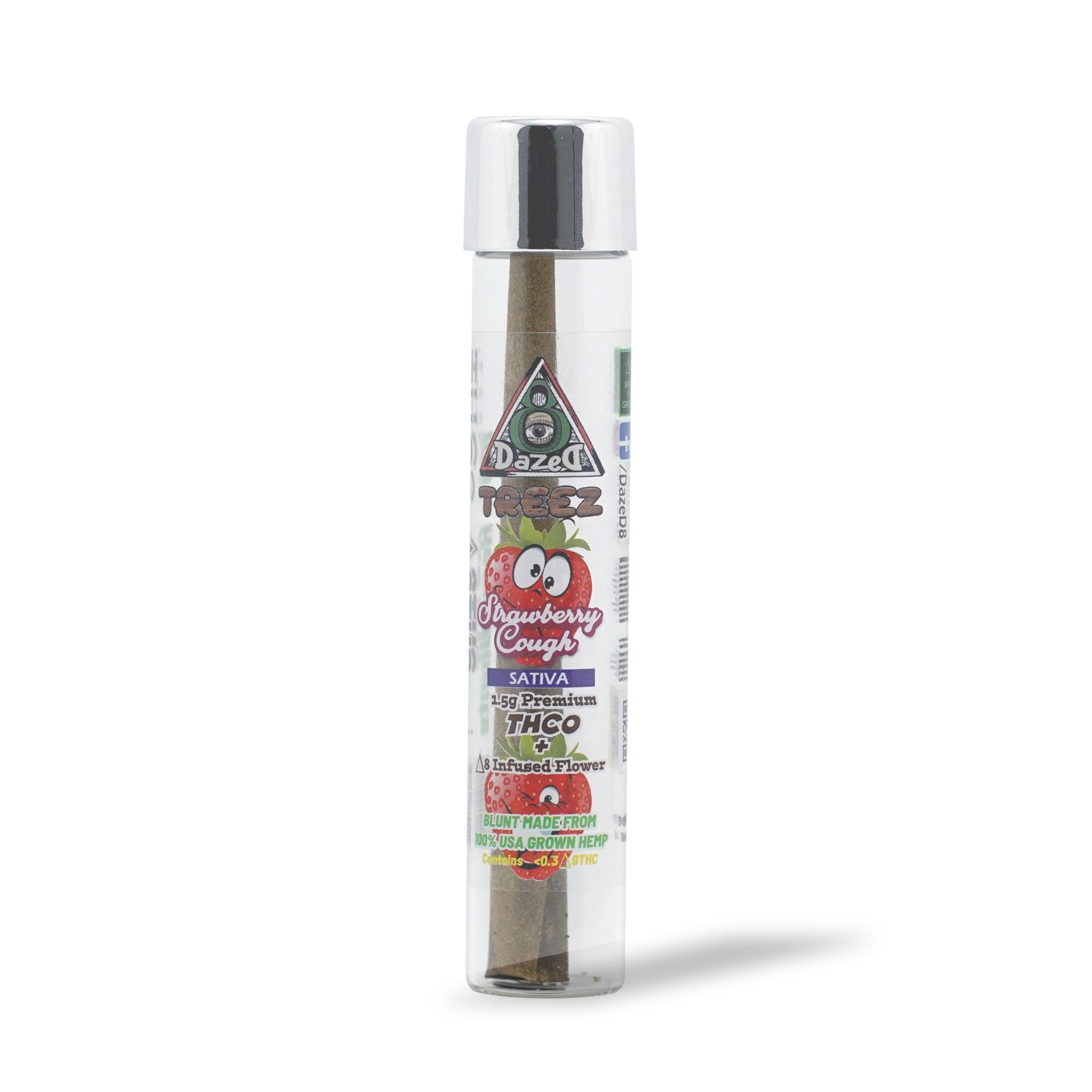 DazeD8 Strawberry Cough Delta 8 THC-O Pre Roll Best Price