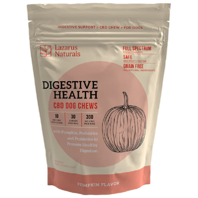 Full Spectrum CBD Dog Chews for Digestive Health – Pumpkin – Lazarus Naturals Best Price