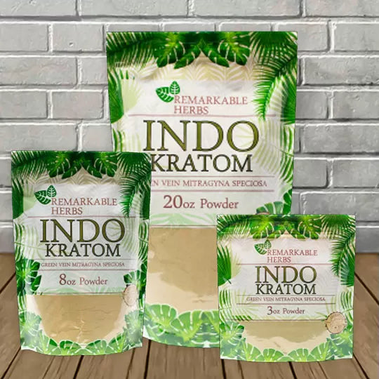 Remarkable Herbs INDO Kratom Powder Green Vein Best Price