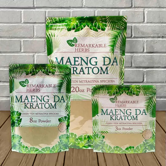 Remarkable Herbs Maeng Da Kratom Powder Green Vein Best Price