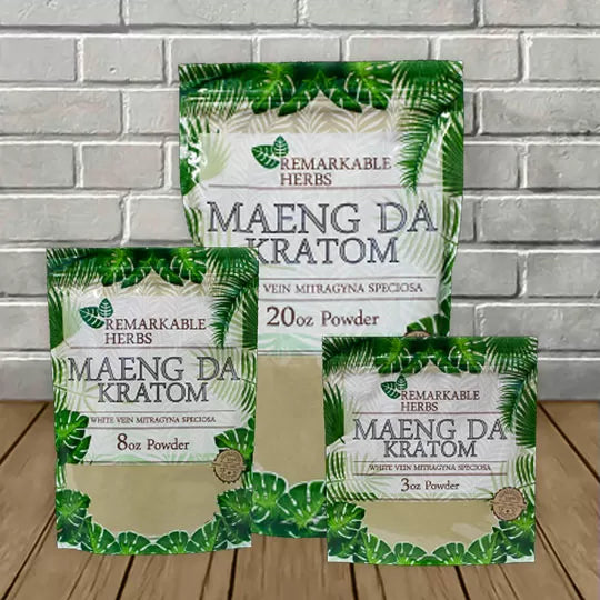 Remarkable Herbs Maeng Da Kratom Powder — White Vein Best Price
