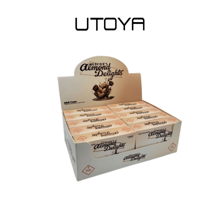 Utoya | Almond Delight Delta 9 THC Dark Chocolate - 120mg Best Price