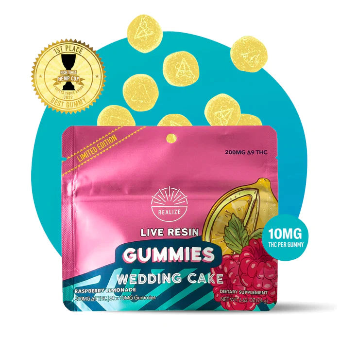 Realize | Live Resin Delta 9 THC Gummies 100mg - 200mg Best Price