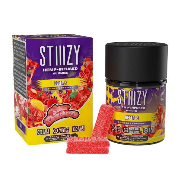 STIIIZY Delta 8 Gummies 1500mg (Choose Flavor) Best Price