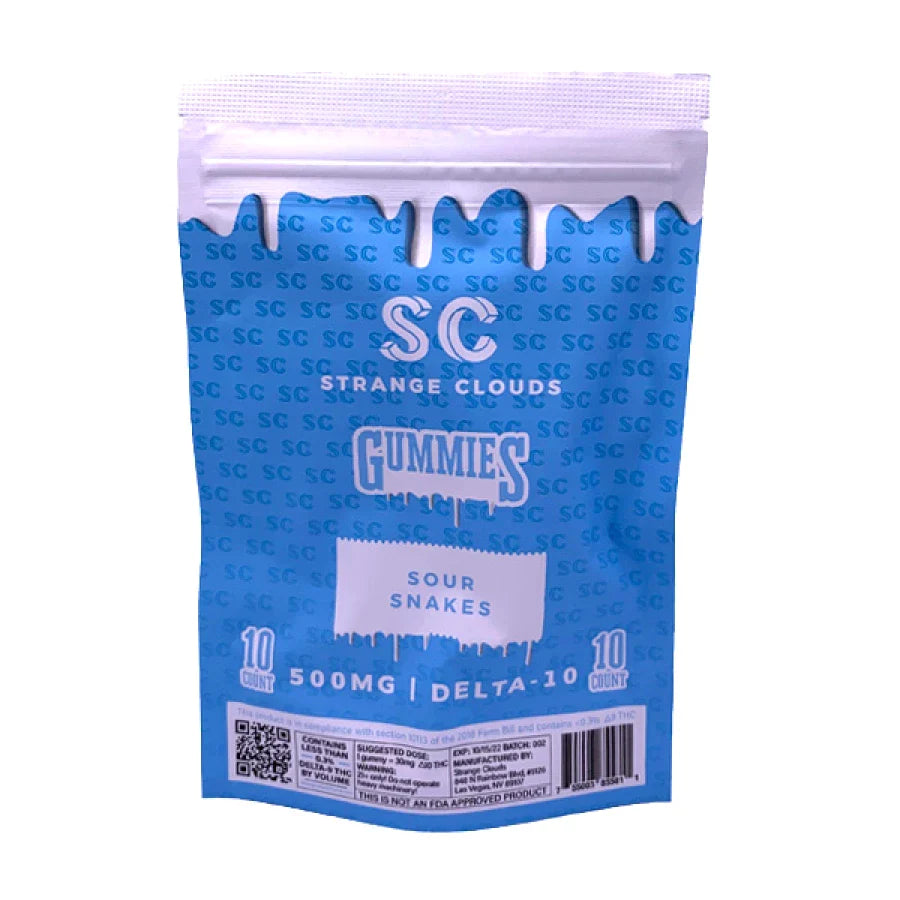 Strange Clouds 30mg Sour Snakes (10pc) Best Price
