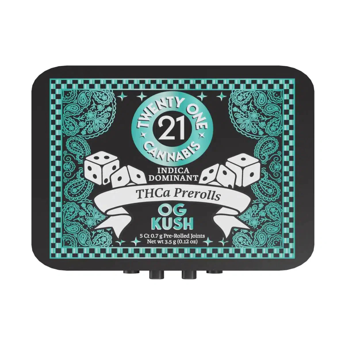 Twenty One THC-A Pre-Rolls 3.5g 5pcs Best Price