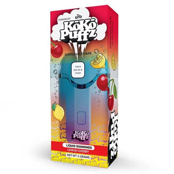 URB KoKo Puffz Liquid Diamonds Disposable Vape 3 Grams Best Price