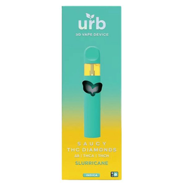 URB Saucy THC Blend Diamonds Disposable Vape Pen 3 Grams Best Price