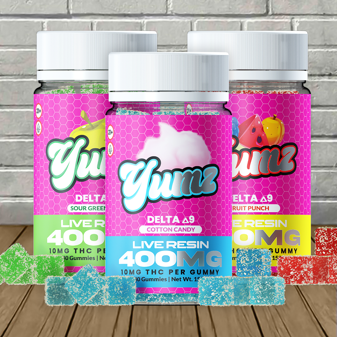 Yumz Lab Live Resin Delta 9 THC Gummies 400mg Best Price
