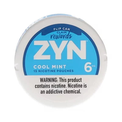 ZYN Cool Mint 15 Nicotine Pouches 3-6MG Best Price