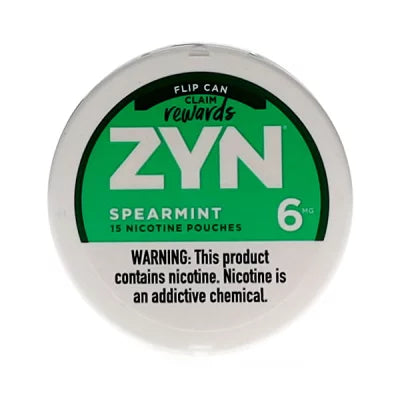 ZYN Spearmint 15 Nicotine Pouches 3-6MG Best Price