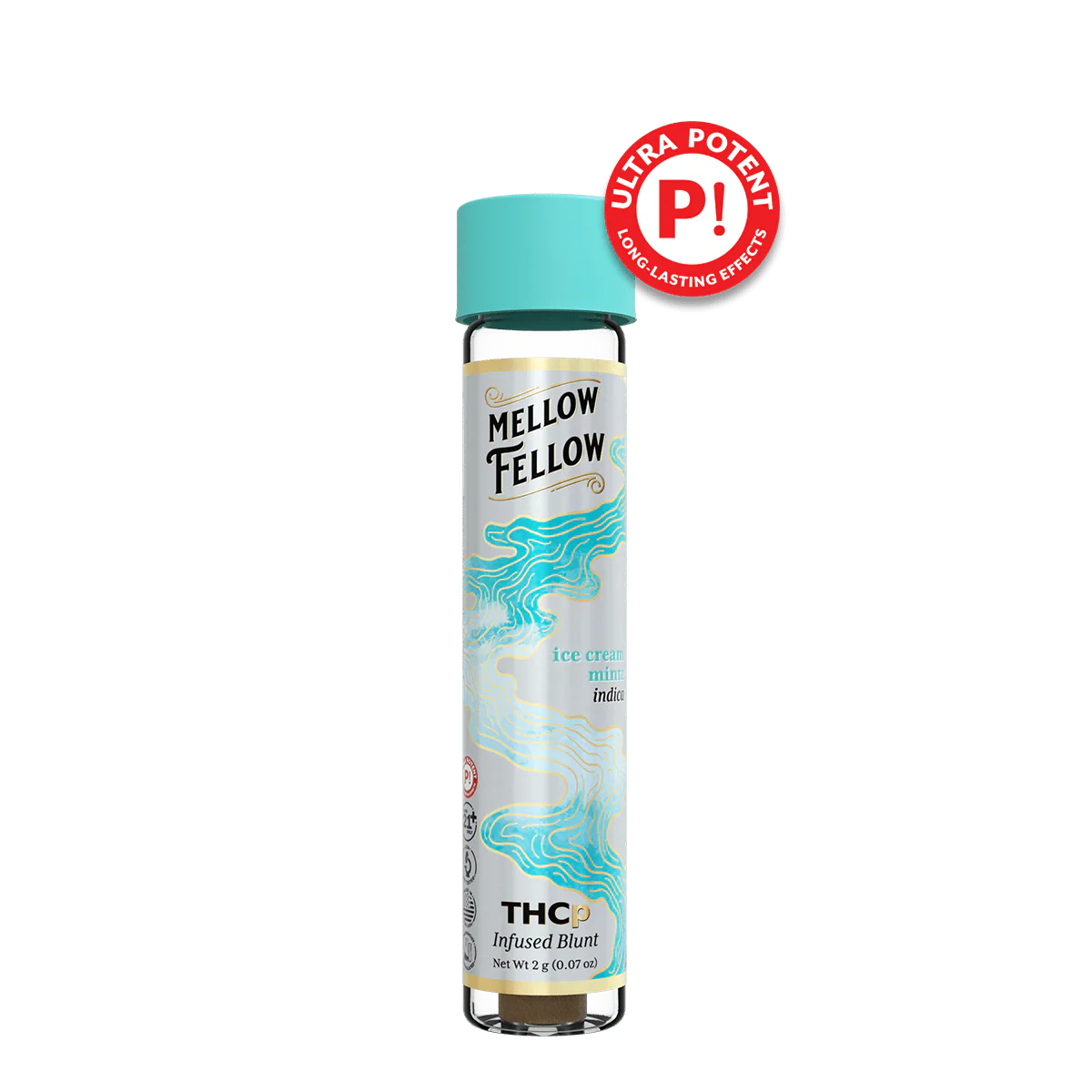 Mellow Fellow THCp 2g Infused Blunt - Ice Cream Mintz (Indica)