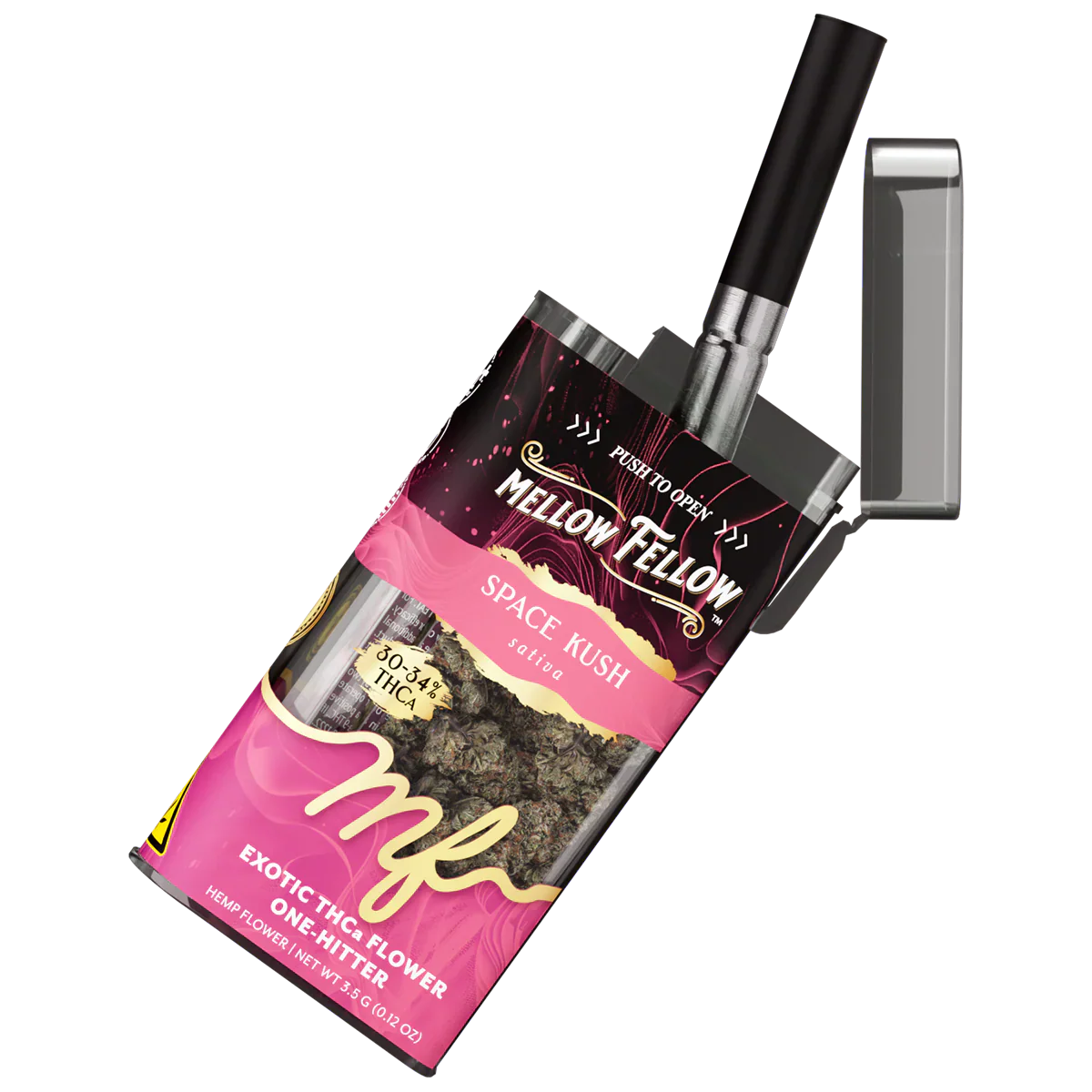 THCa 3.5g Exotic Flower + One Hitter - Space Kush (Sativa)