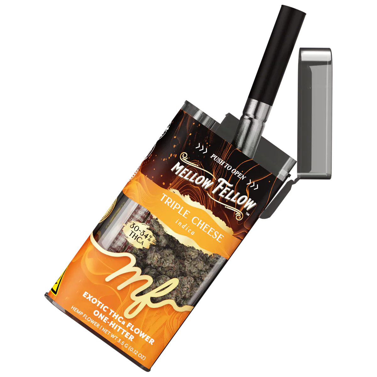 THCa 3.5g Exotic Flower + One Hitter - Triple Cheese (Indica)