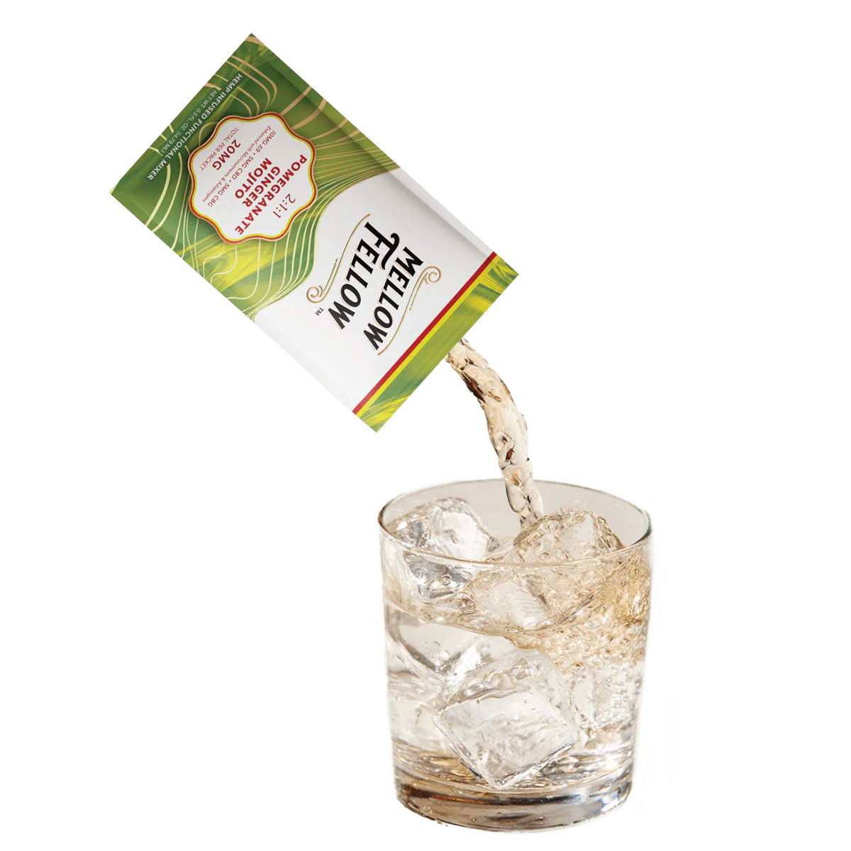 Delta 9 + CBD & CBG Mixers 10pc - Pomegranate Ginger Mojito