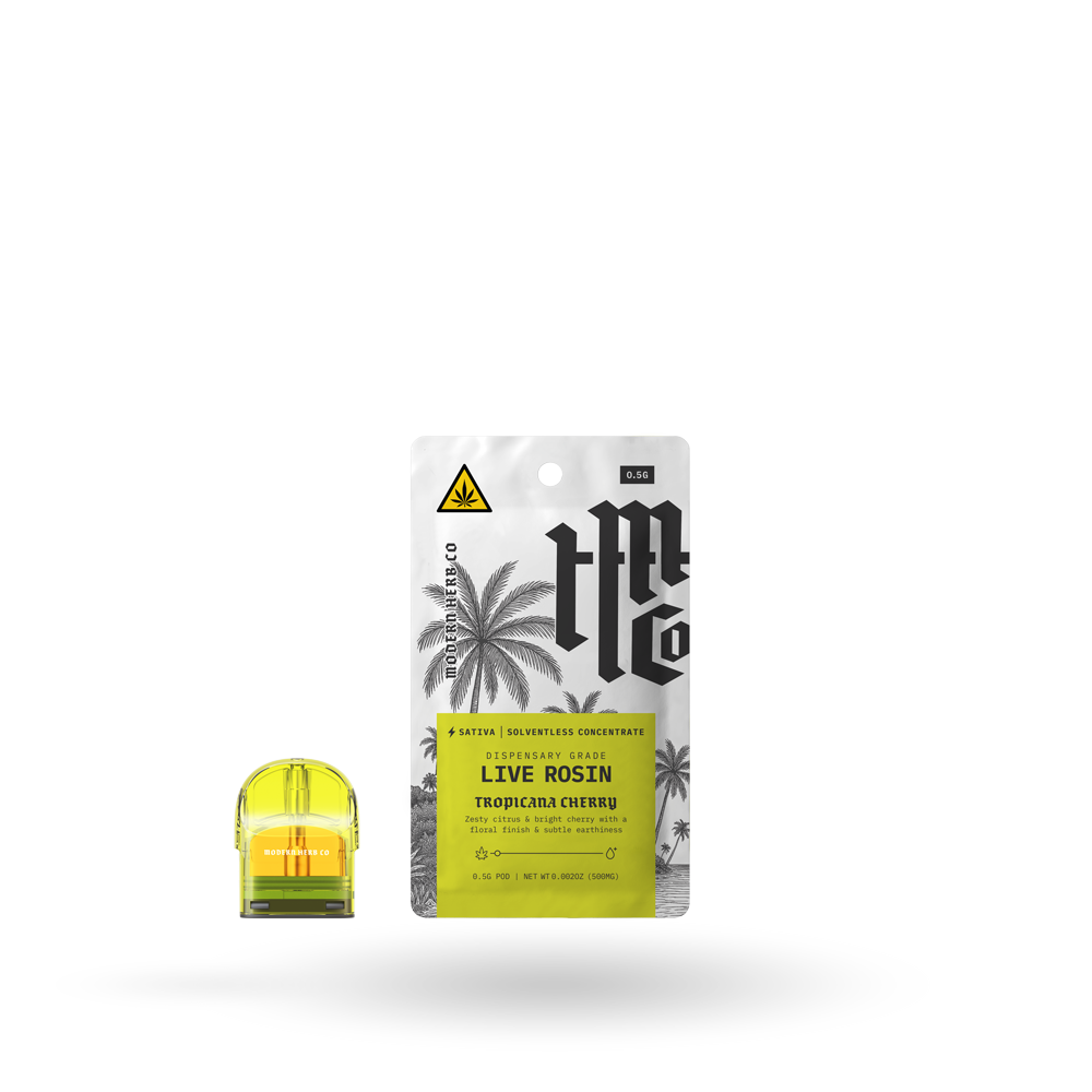 The Hemp Collect THCa Rosin Pod: Tropicana Cherry (Sativa) 0.5g