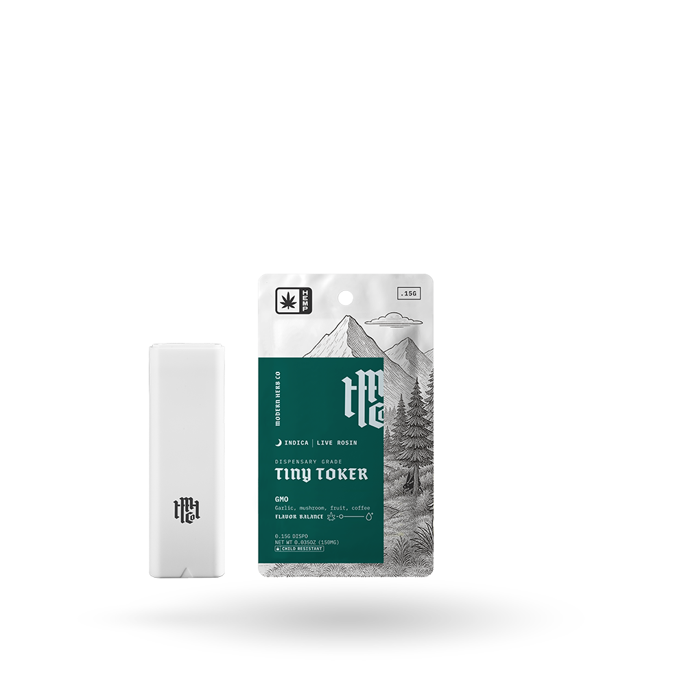 The Hemp Doctor Rosin Vape: Tiny Toker GMO (Indica) .15g