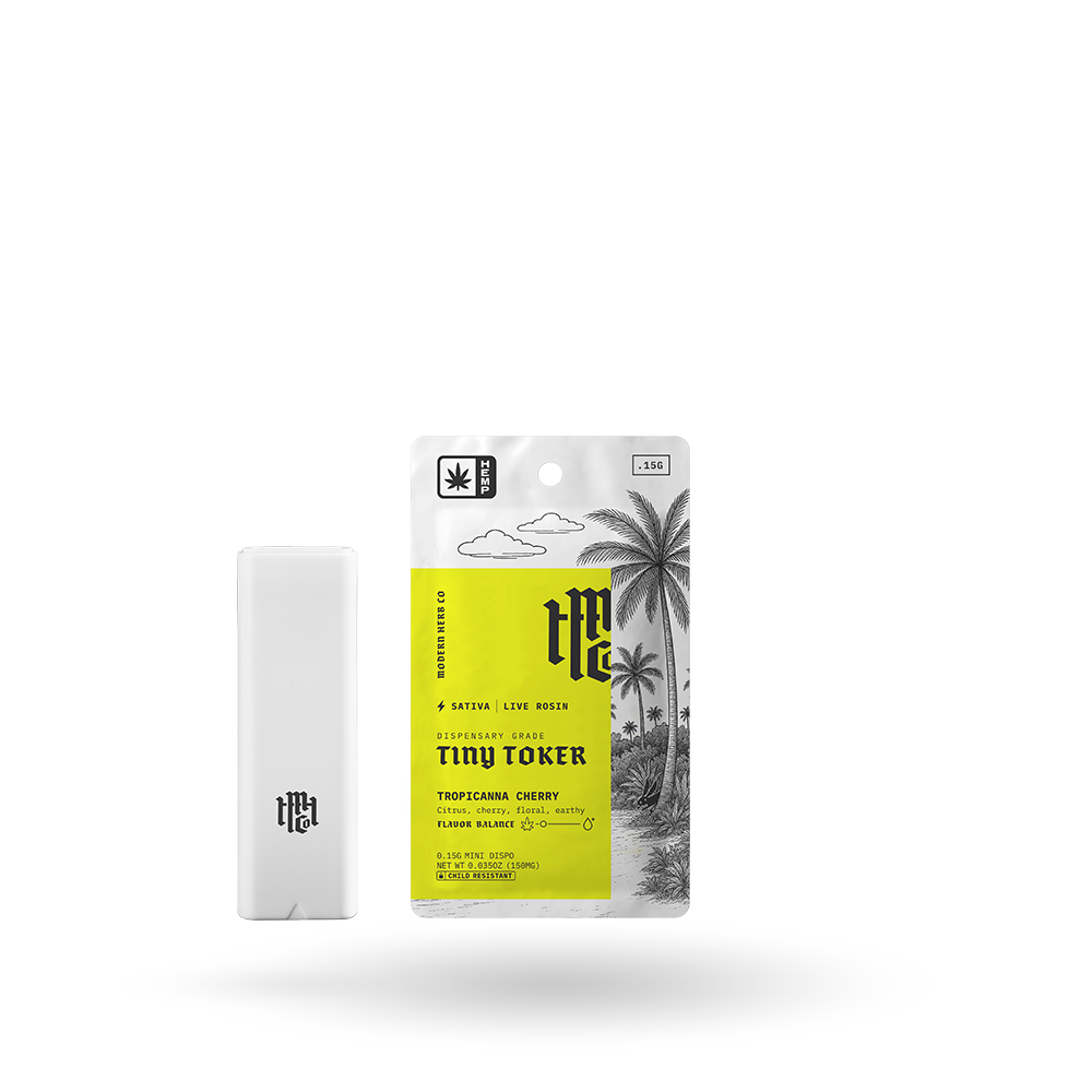 The Hemp Doctor Rosin Vape: Tiny Toker Tropicanna Cherry (Sativa) .15g
