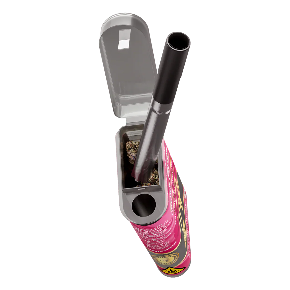 THCp 3.5g Infused Flower + One Hitter - Rainbow Sherbet (Hybrid)