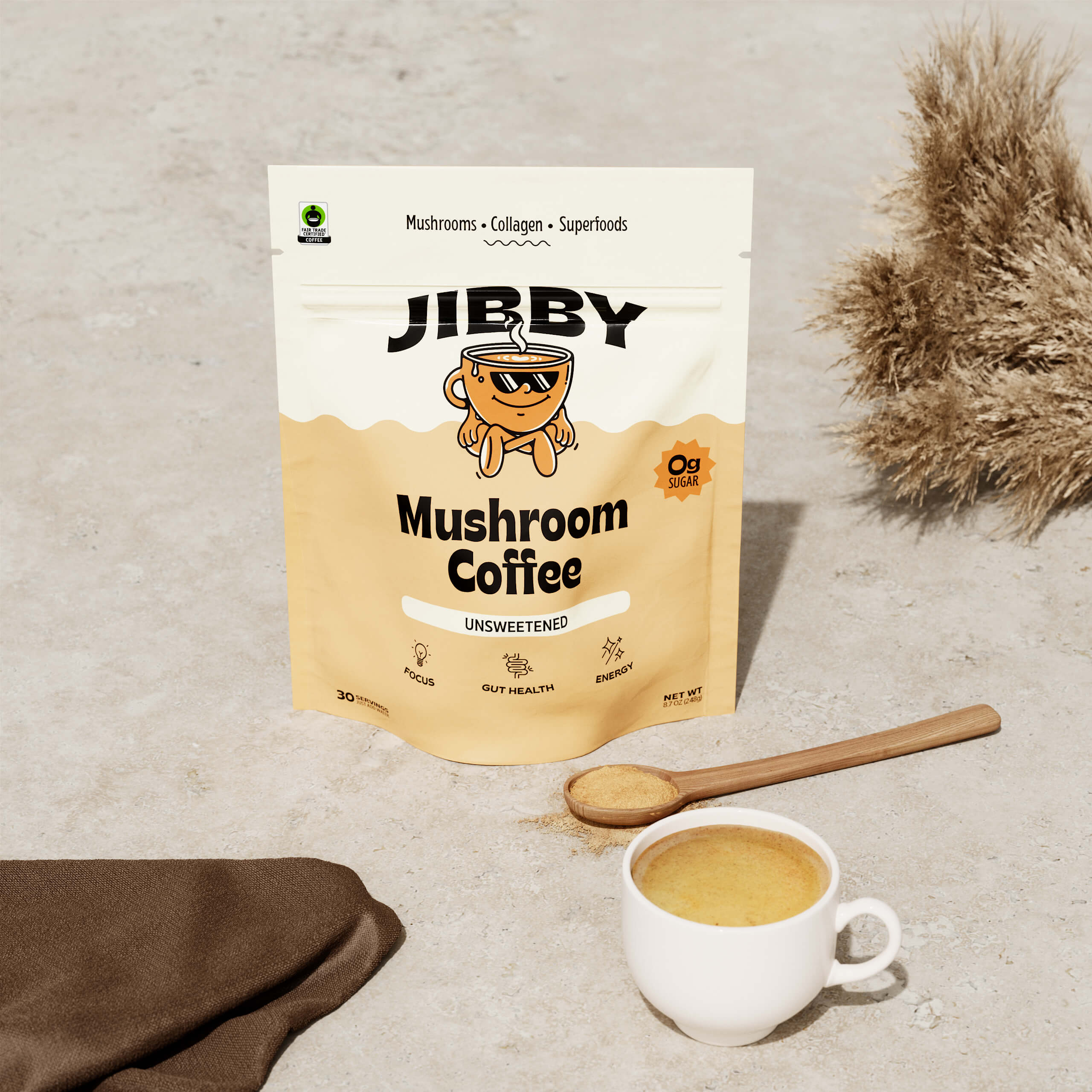 Jibby Mushroom Coffee