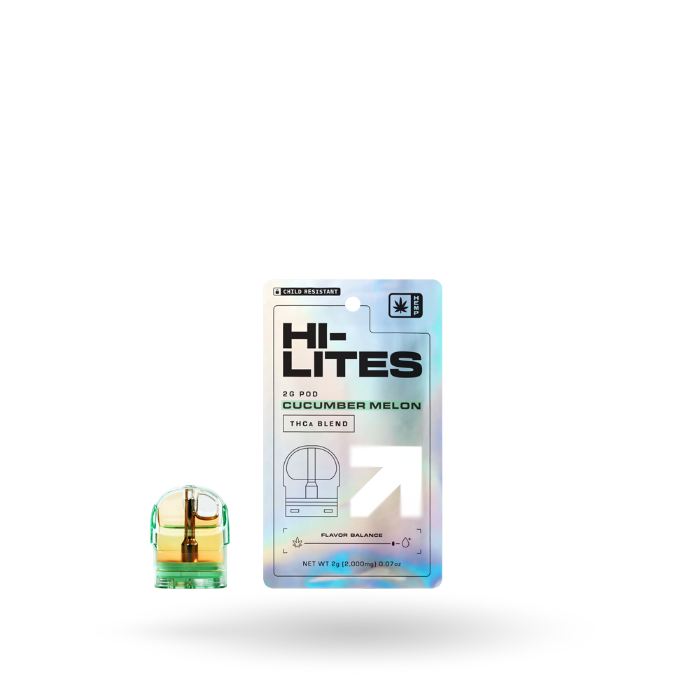 The Hemp Collect Hi-Lites THCa Pod Refill: Cucumber Melon