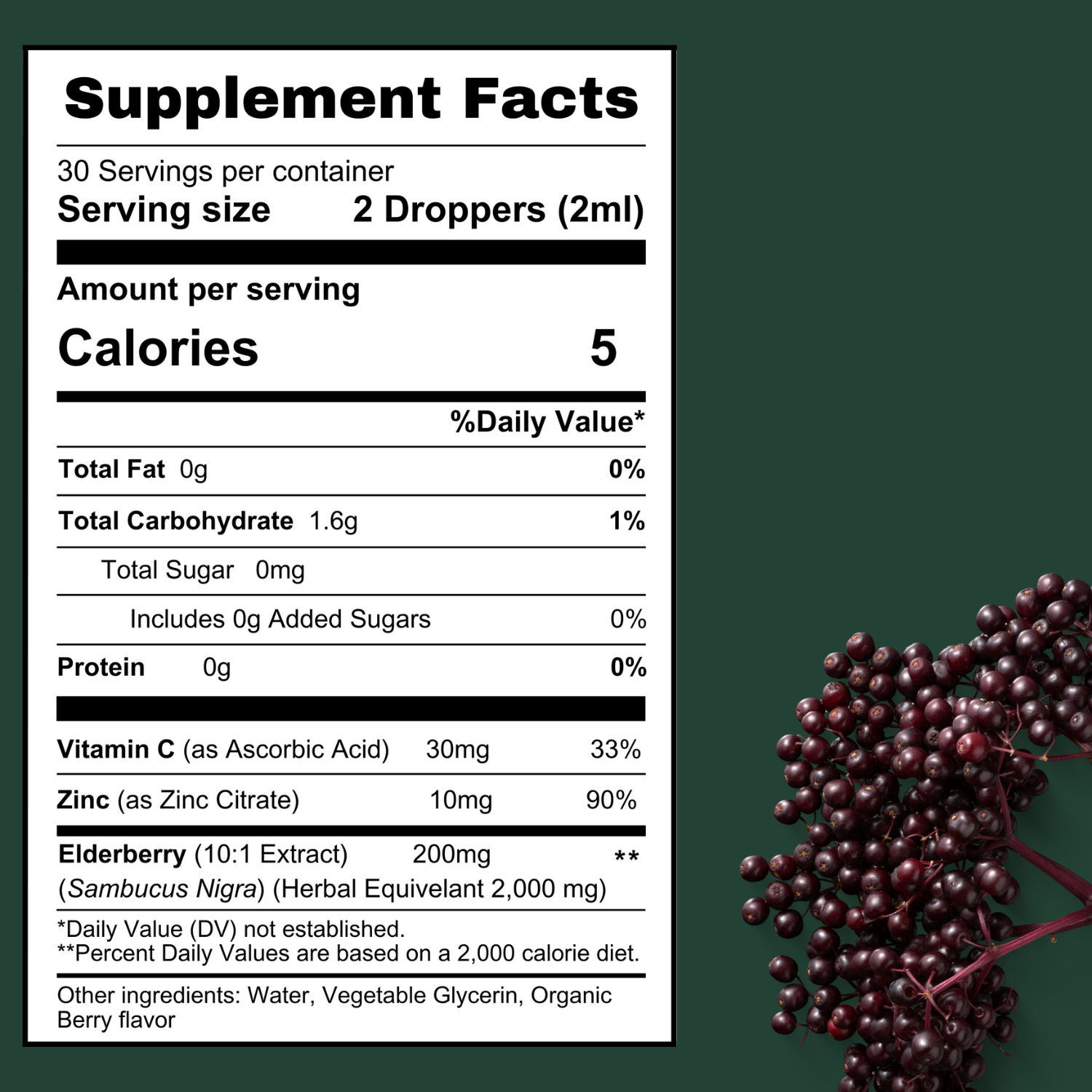BetterLungs® Elderberry Tincture