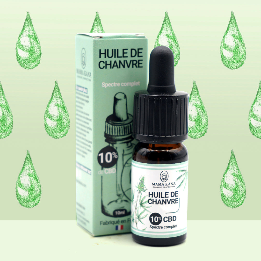 MAMA KANA CBD Huile 10% de CBD Full Spectrum 🇫🇷
