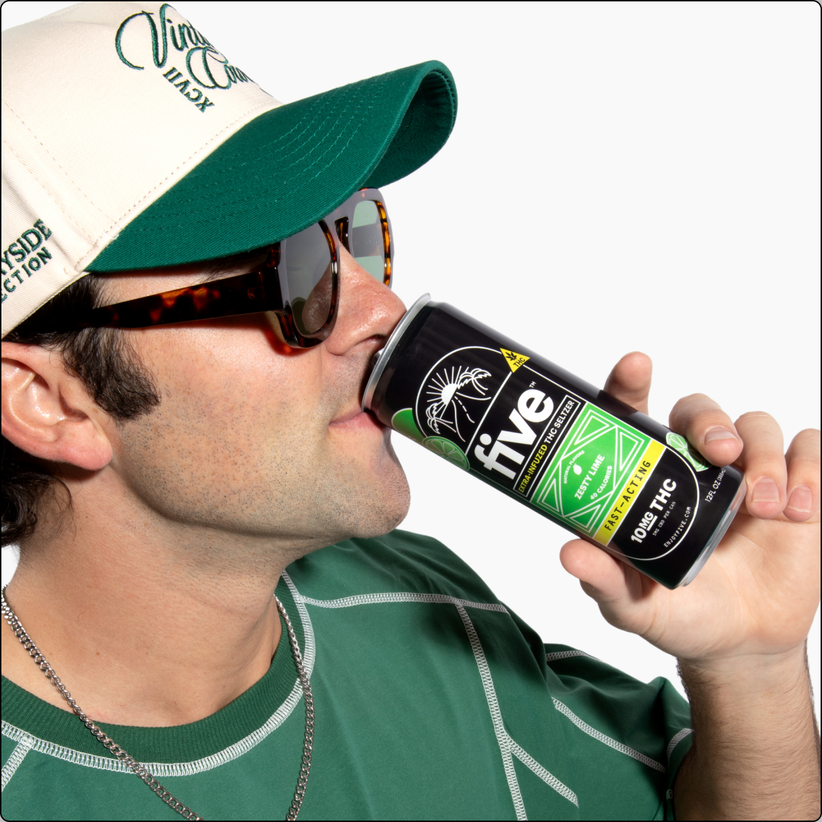 Five CBD fast-acting 10mg thc seltzers | variety pack