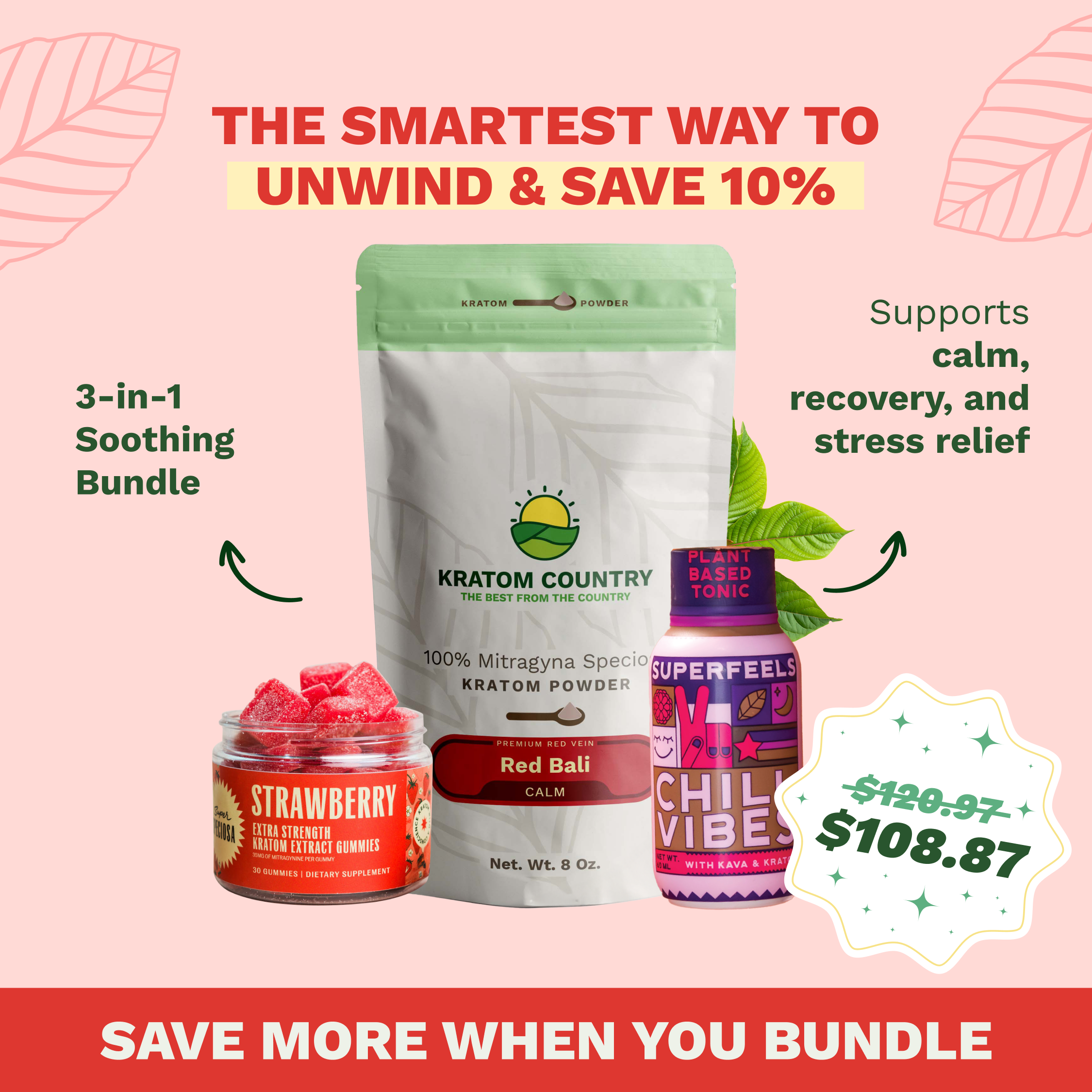 Kratom Country Relaxation Kratom Bundle