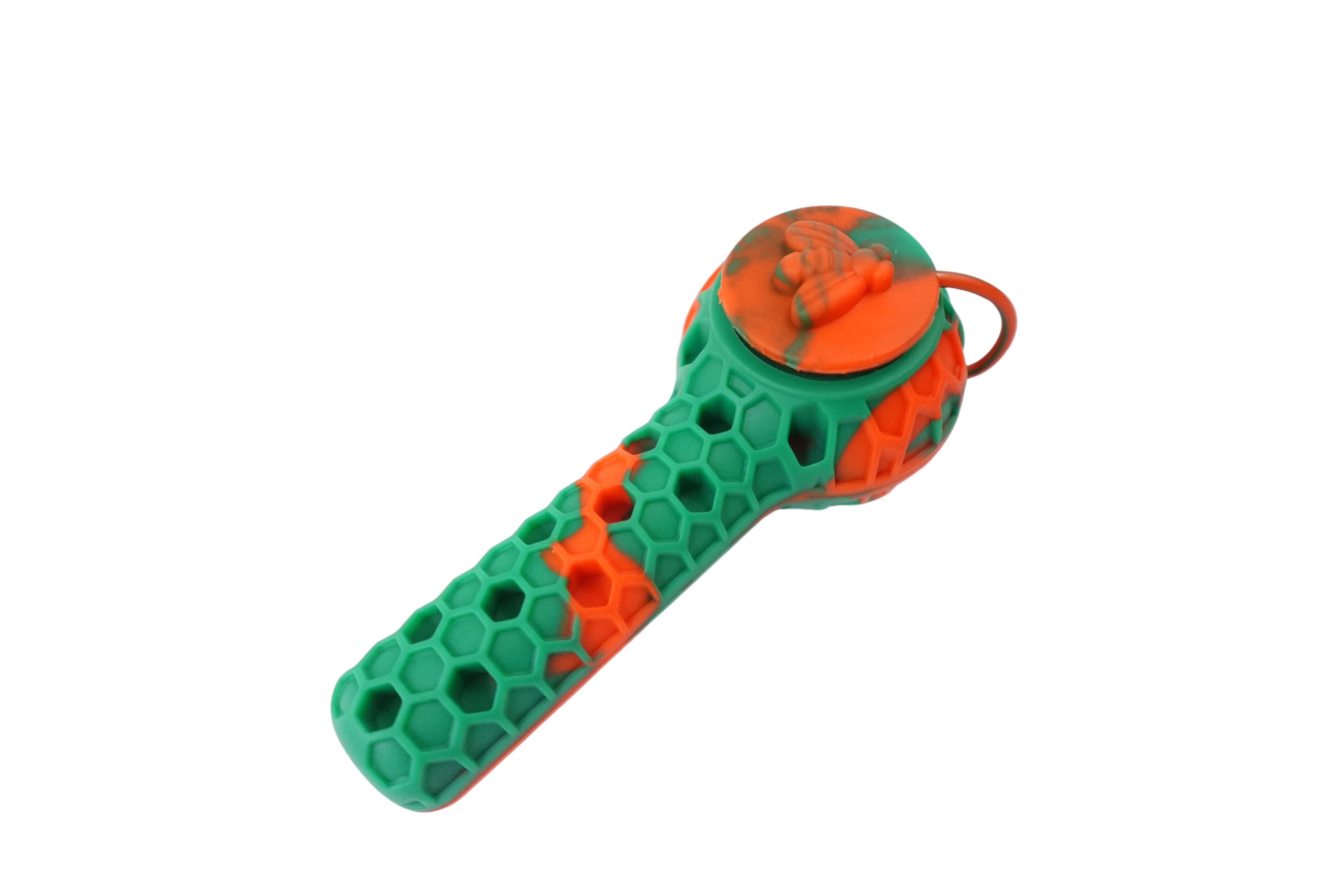 Cloud 8 Silicone 2 in 1 Honey Bee Hand Pipe & Vapor Straw