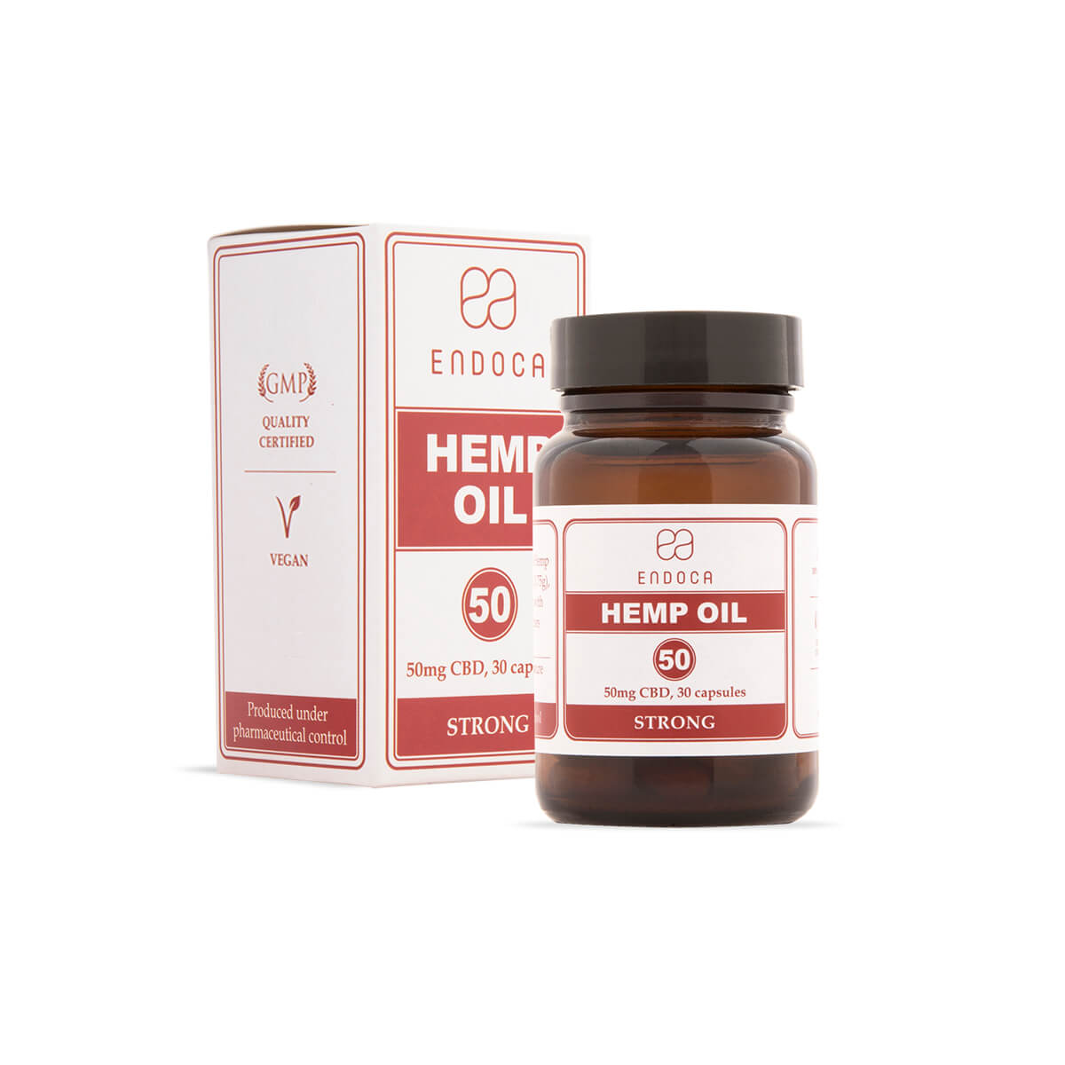 Endoca DE 50 MG CBD-KAPSELN (STARK)