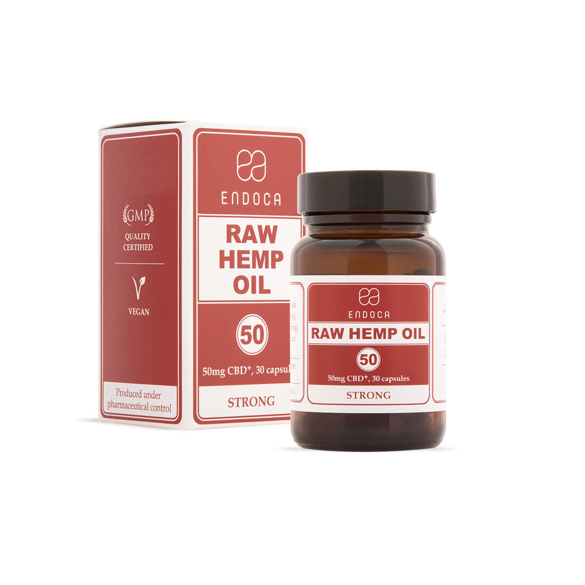 Endoca DE 50 MG ROH-CBD KAPSELN (STARK)