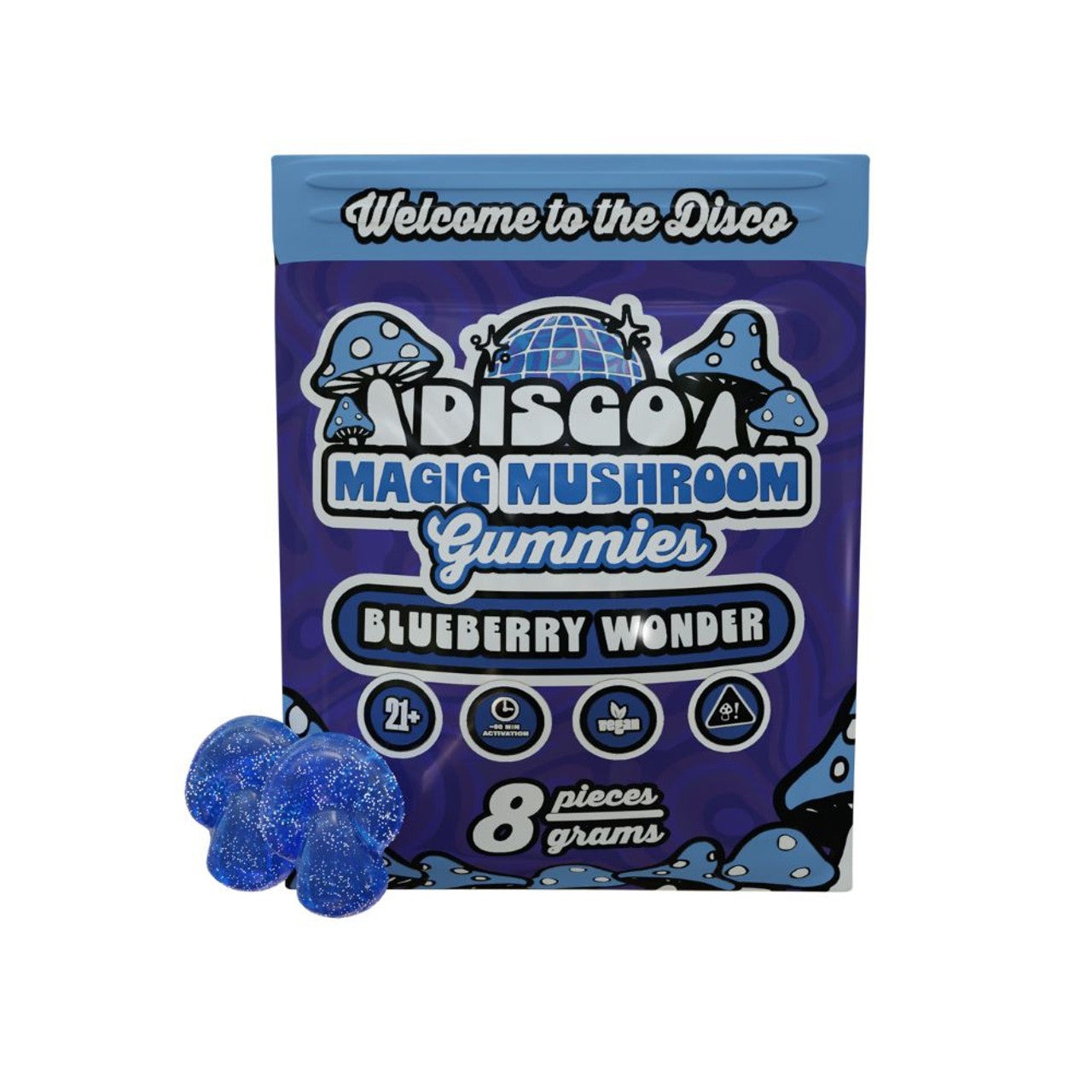 Disco Magic Mushroom Gummies (8000mg) Best Price