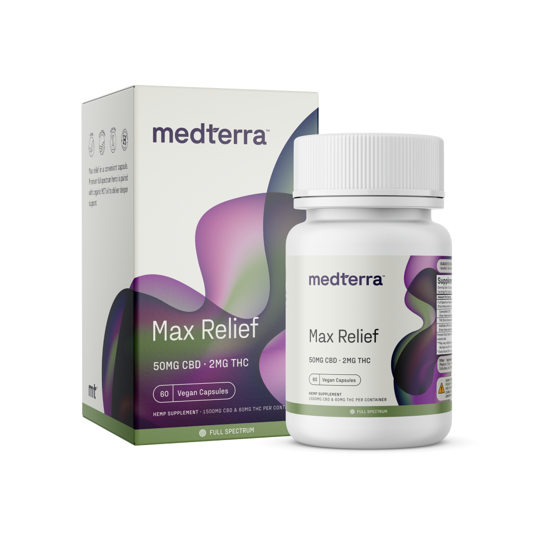 Medterra Max Relief Full Spectrum Capsules