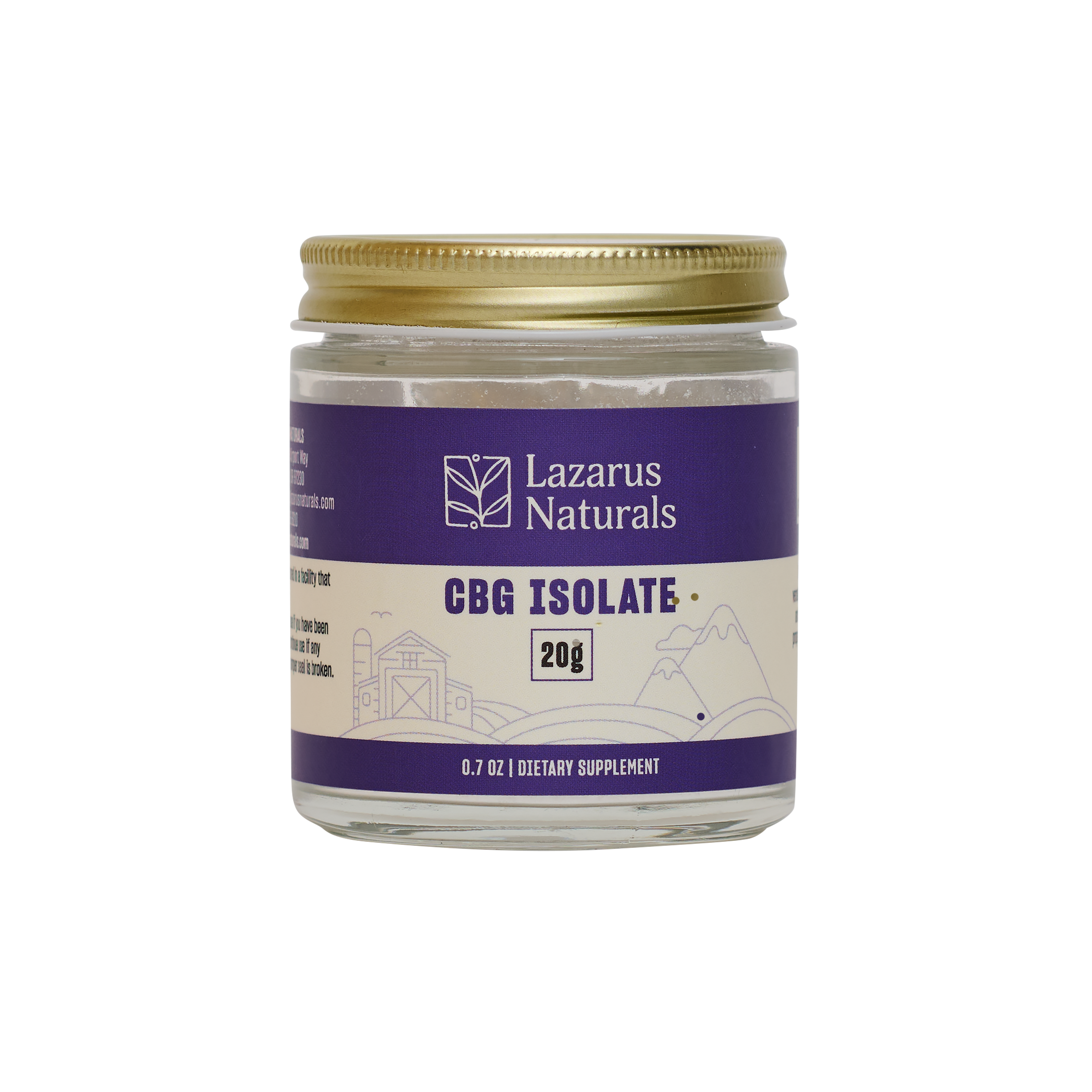 Lazarus Naturals CBG ISOLATE