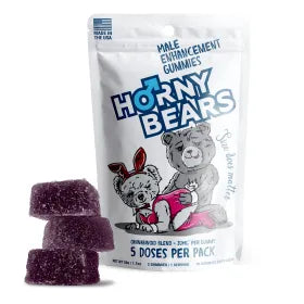 20mg Male Enhancement Gummies - D9, THCV, THCP, CBD - Horny Bears Best Price