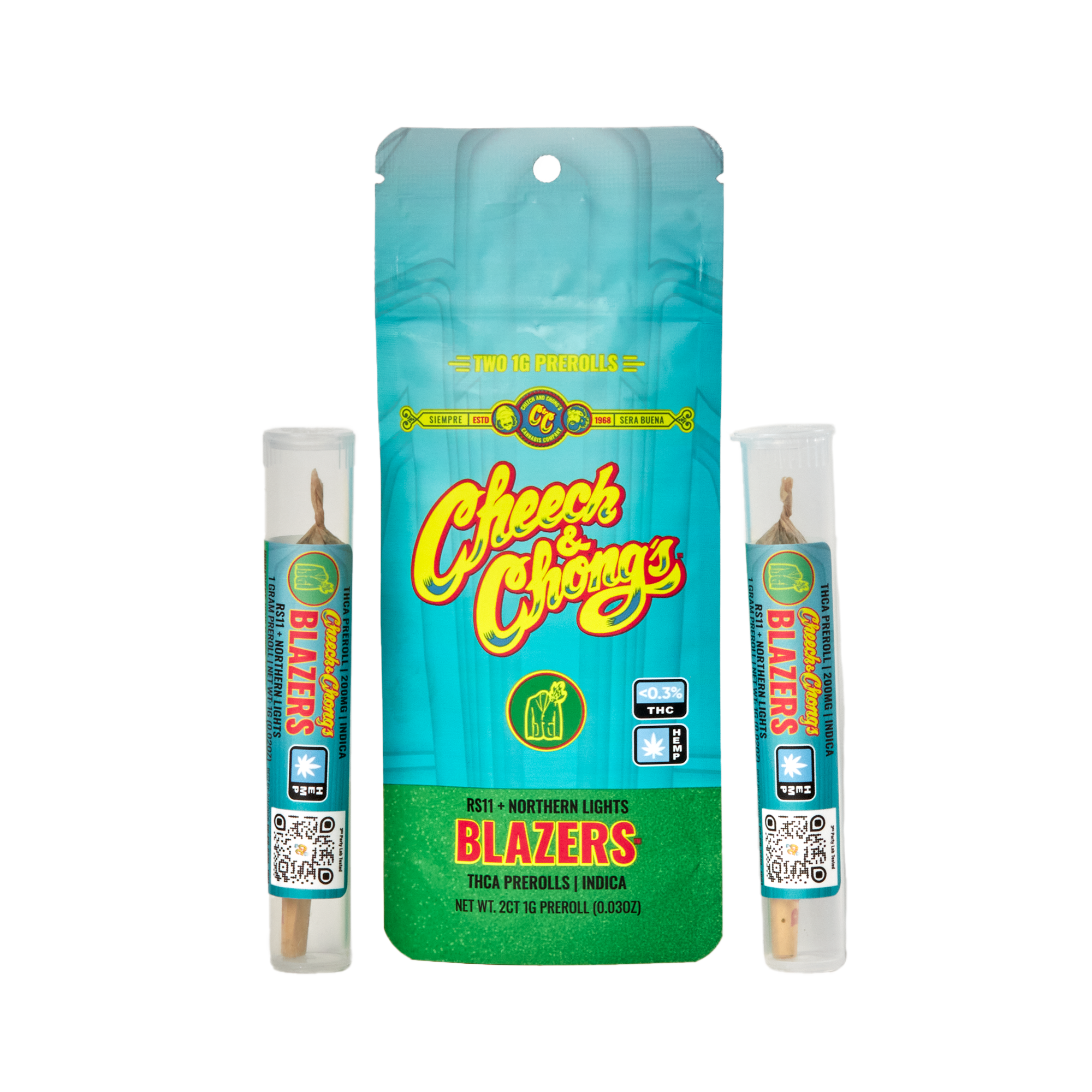 Cheech and Chongs Blazers – RS11+ Northern Lights- Preroll — Direct From Cheech & Chong