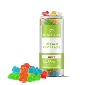 25mg Delta 8 Sour Bears - Diamond CBD Best Price