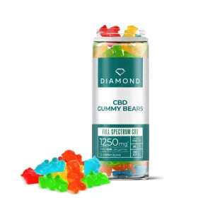 25mg Full Spectrum CBD Gummy Bears - Diamond CBD Best Price