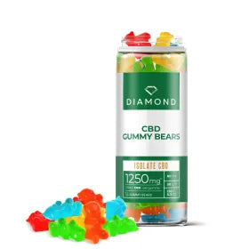 25mg CBD Isolate Gummy Bears - Diamond CBD Best Price