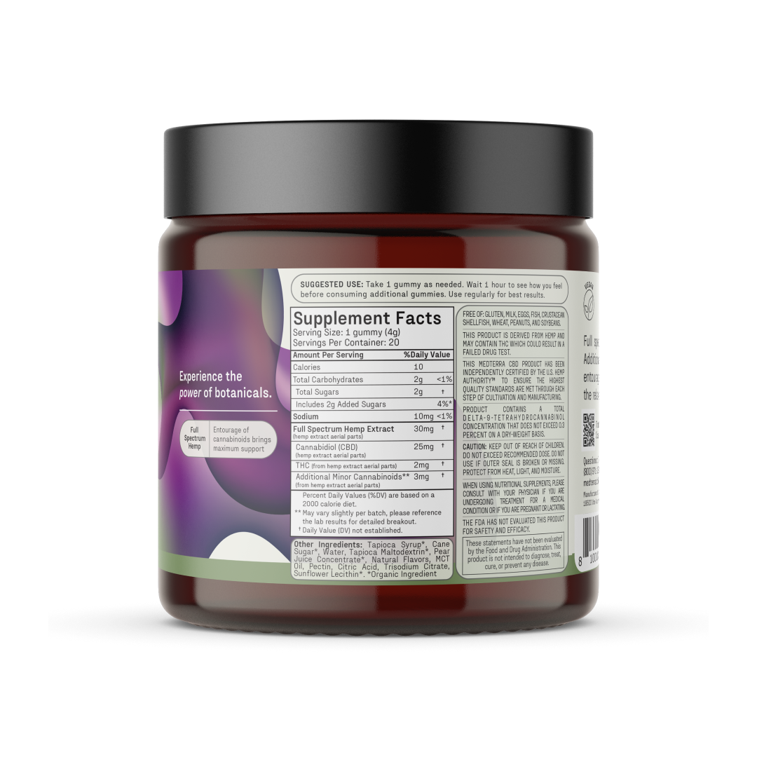 Medterra Max Relief Full Spectrum CBD Gummies