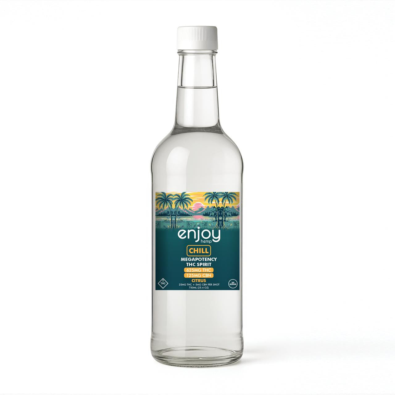 Megadose THC Spirit for Chill - 25mg THC + 5mg CBN (Citrus)