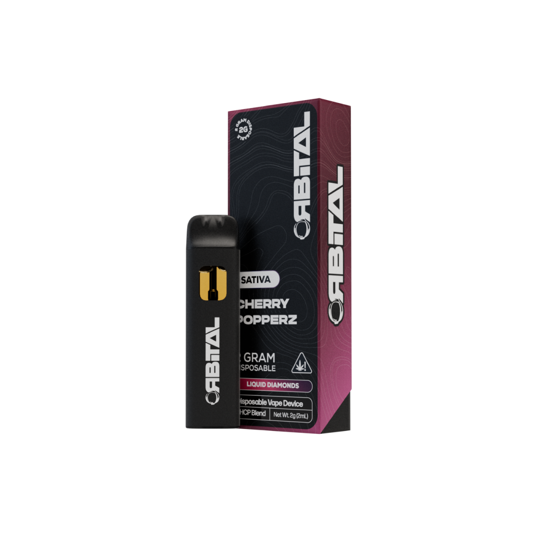 Galaxy Treats Cherry Popperz - Orbital 2G THCP Disposable