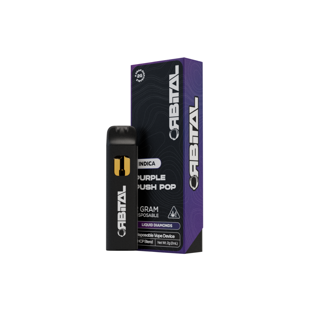 Galaxy Treats Purple Push Pop - Orbital 2G THCP Disposable