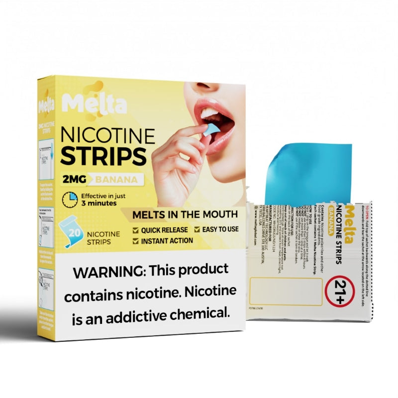 Banana Melta Nicotine Strips (20 Strips/Pack)