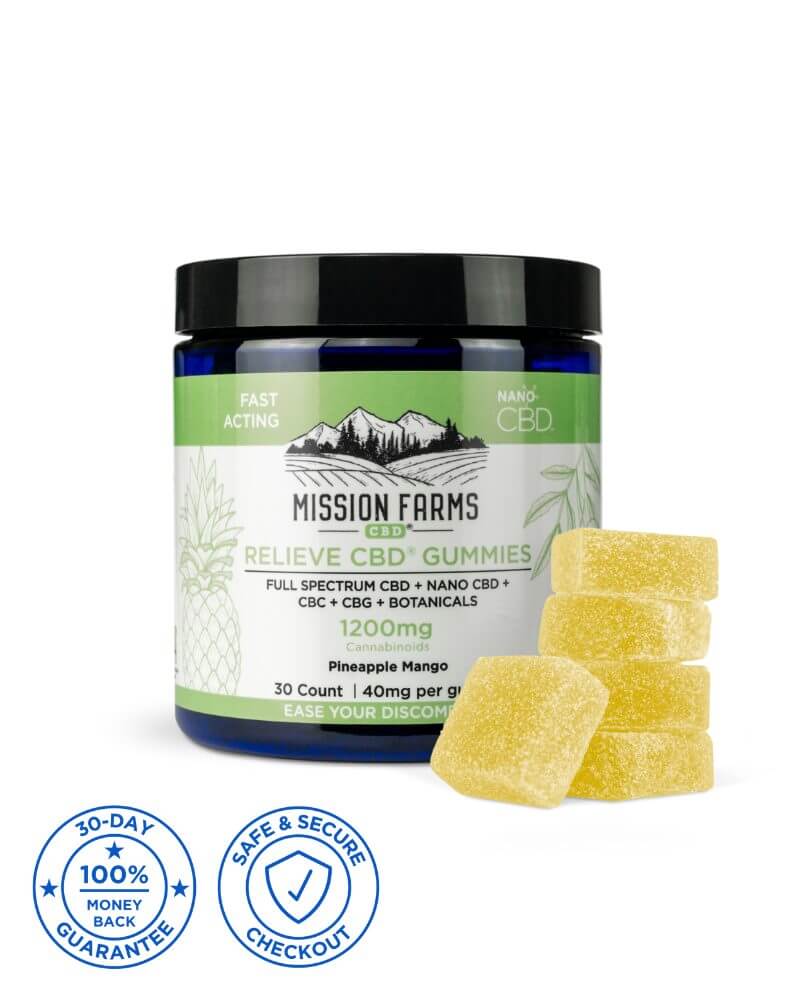 Mission Farms Rest CBD Gummies with Nano CBD