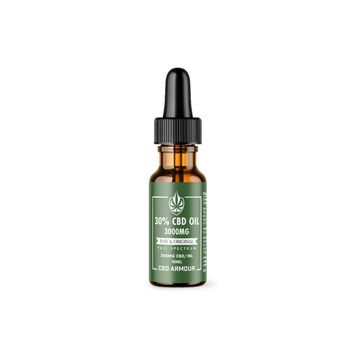 CBD Armour High Strength CBD oil 30% – RAW Original 3000mg