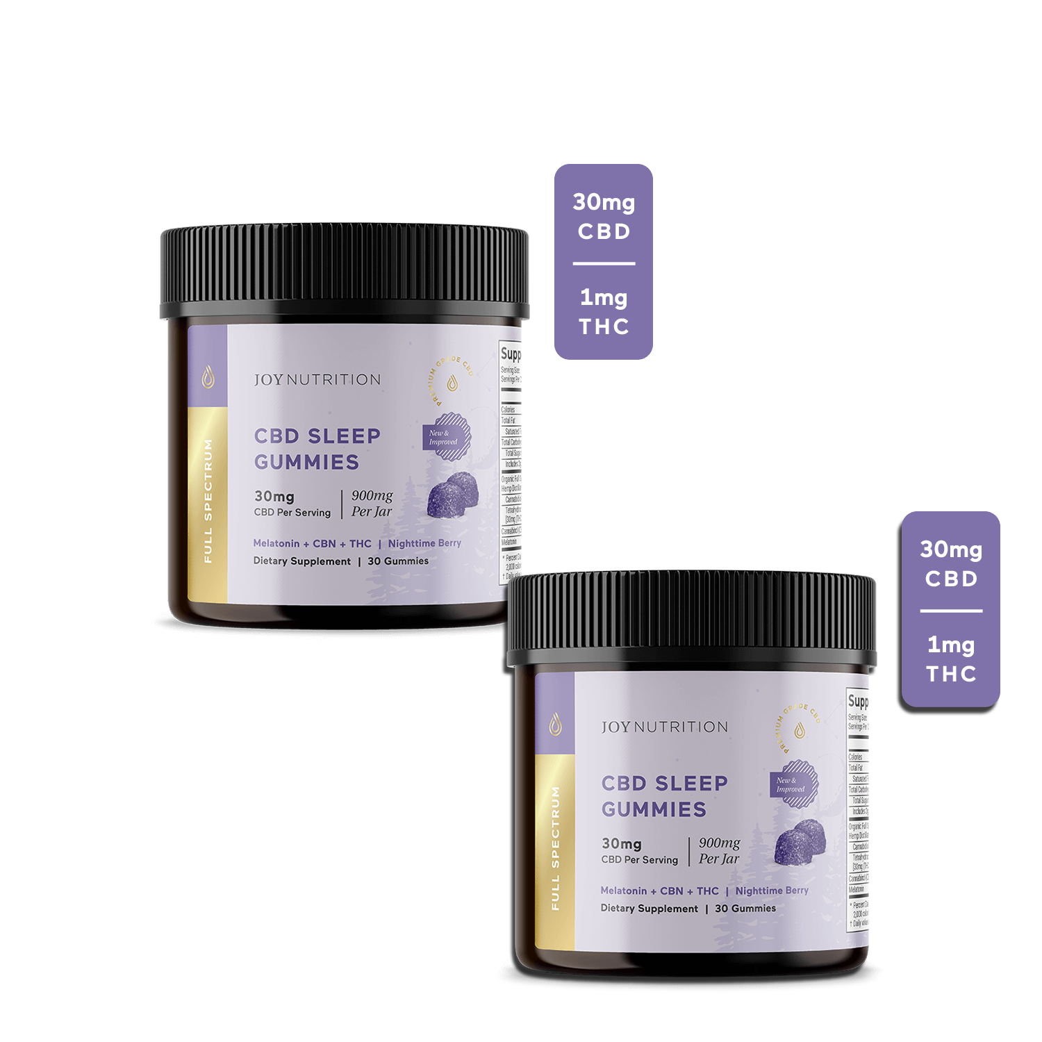 Joy Organics 30 mg CBD Sleep Gummies Value Pack Best Price